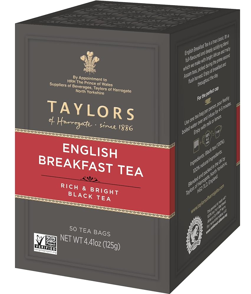 Taylors English Breakfast Tea, 50 Bags