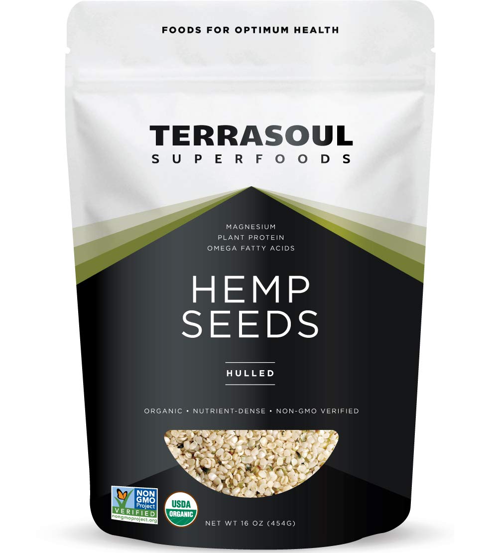 Terrasoul Organic Hemp Seeds, 16 oz