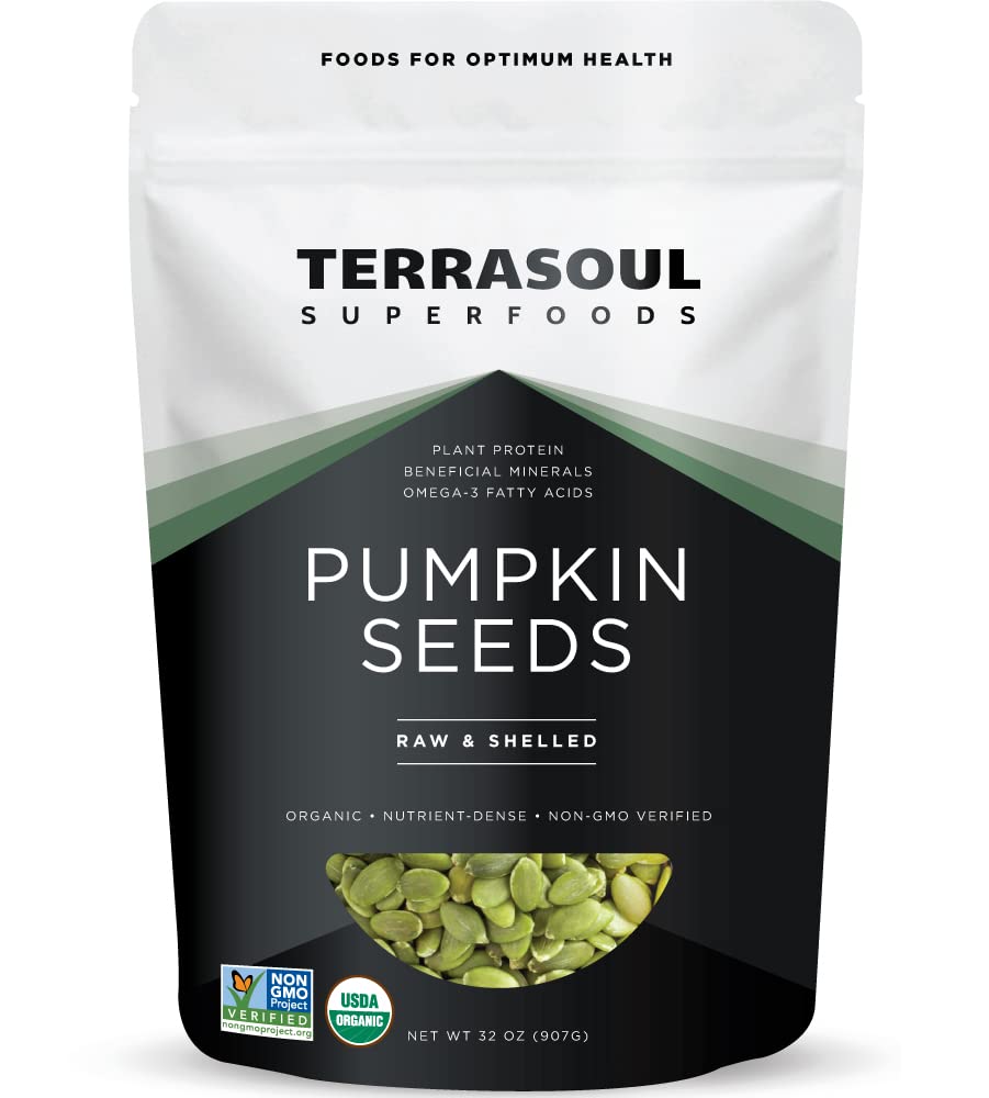 Terrasoul Organic Pumpkin Seeds –...