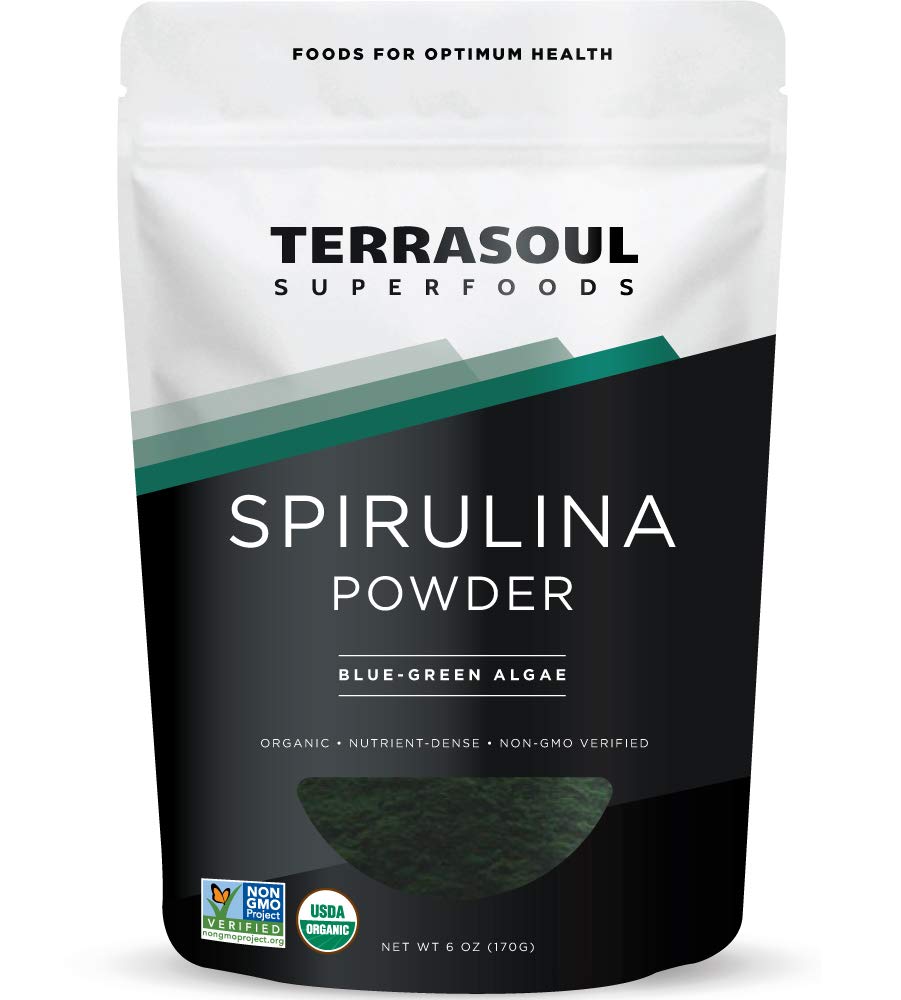 Terrasoul Superfoods Spirulina Powder &...