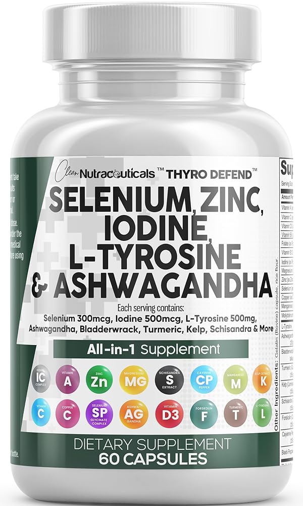 Thyroid Support Supplement with Seleniu...