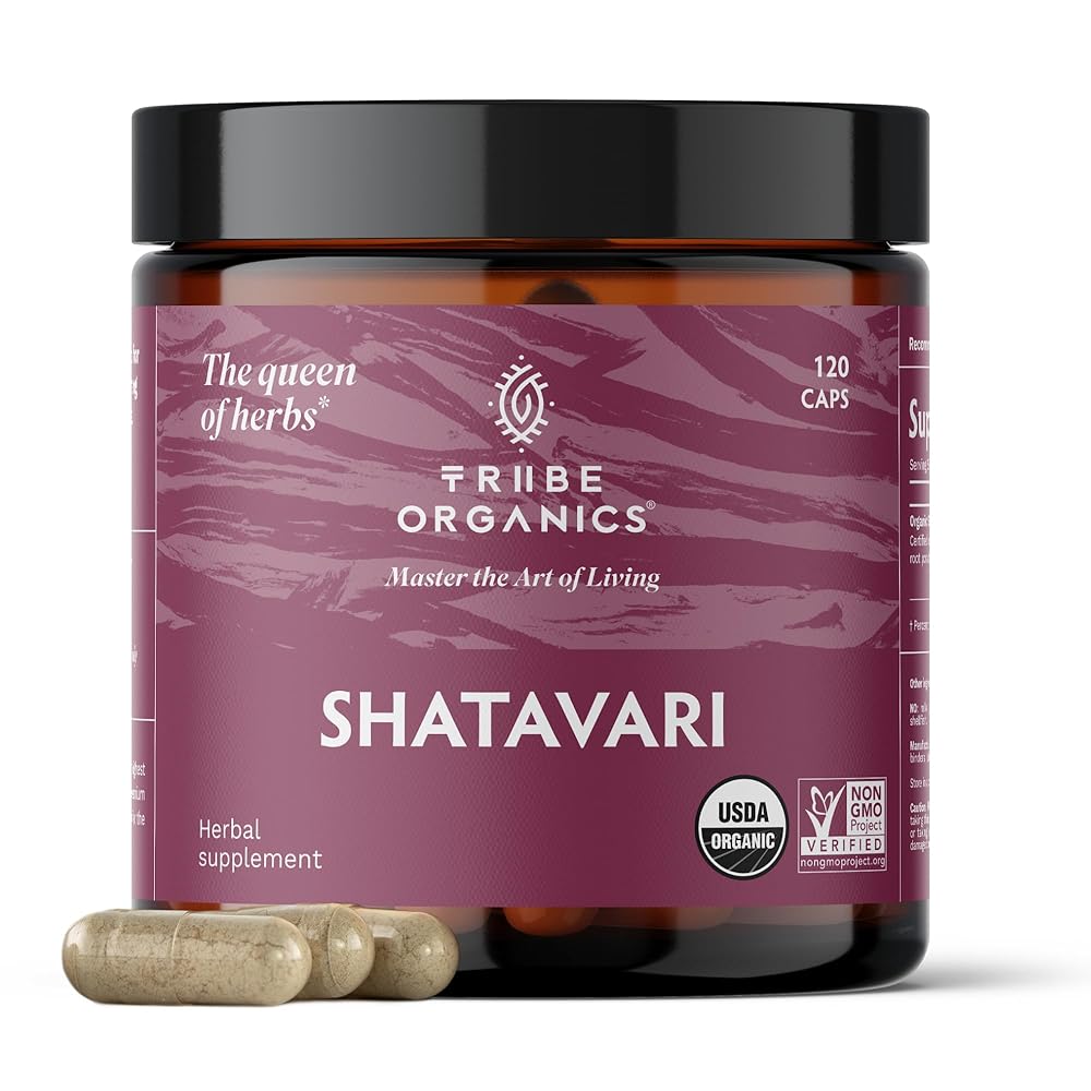 TRIBE ORGANICS Shatavari Herbal Supplement