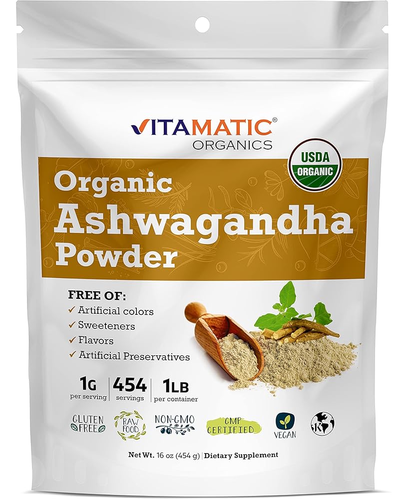 Vitamatic Organic Ashwagandha Powder