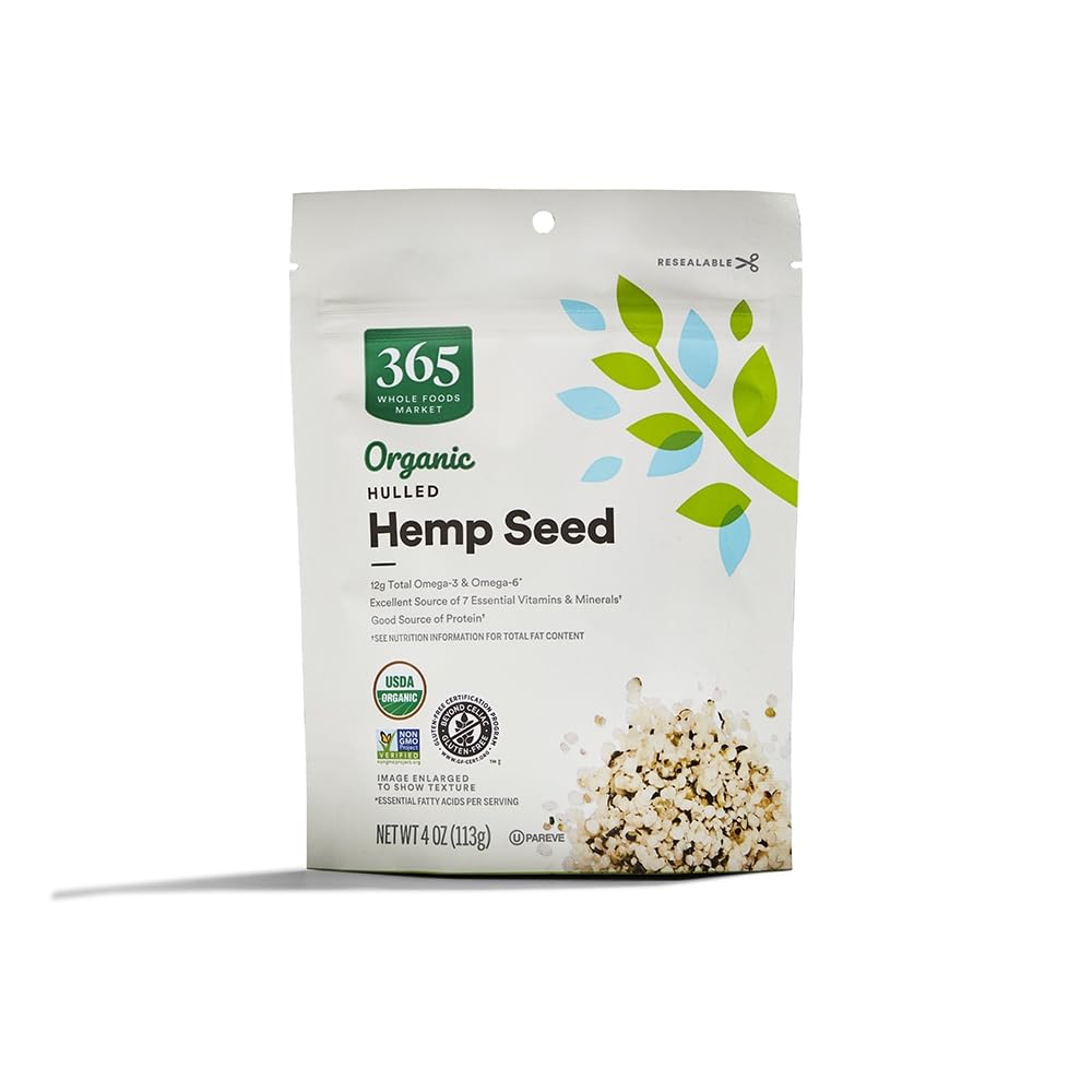 Whole Foods Organic Hemp Seed, 4oz