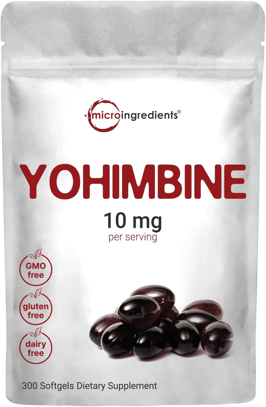 Yohimbine HCL Supplements, 10mg, 300 So...