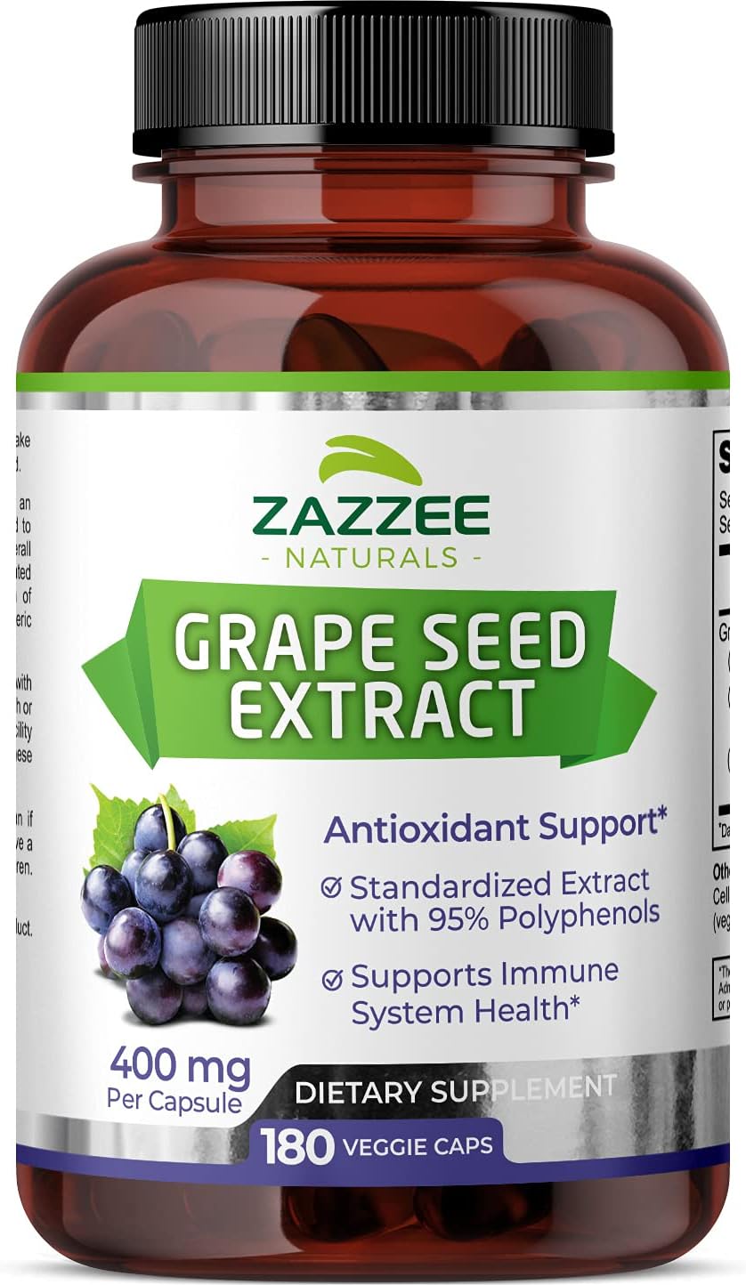 Zazzee Grape Seed Extract: High Strengt...