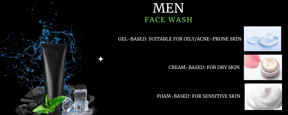 types of facewash